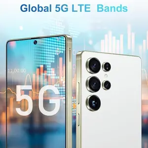 S25 Ultra Unlocked 5G Smartphone, 12GB+512GB, 6800mAh Battery, Fast Charging Capability, Android 14 System, 108MP+48MP Camera, Face & Fingerprint Unlock | Dual SIM | Autofocus | Built-in Pen | Card Port