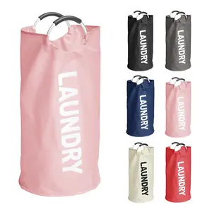 95L Laundry Basket | Waterproof Collapsible Clothes Basket with Ergonomic Handles, Self-Standing Structure & Compact Storage Solution Collapsible Double-Layer Laundry Hamper