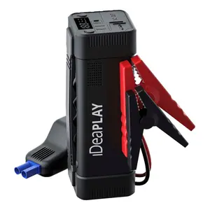 iDeaPLAY 27KmAh Jumpstarter / Power Station w/Cables, AC Adapter & Case