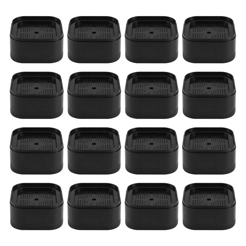 Furniture Risers Adjustable Bed Risers 1.38In Stackable Heavy Duty Bed Lifts Risers Square Bed Raising Blocks 16 Pcs