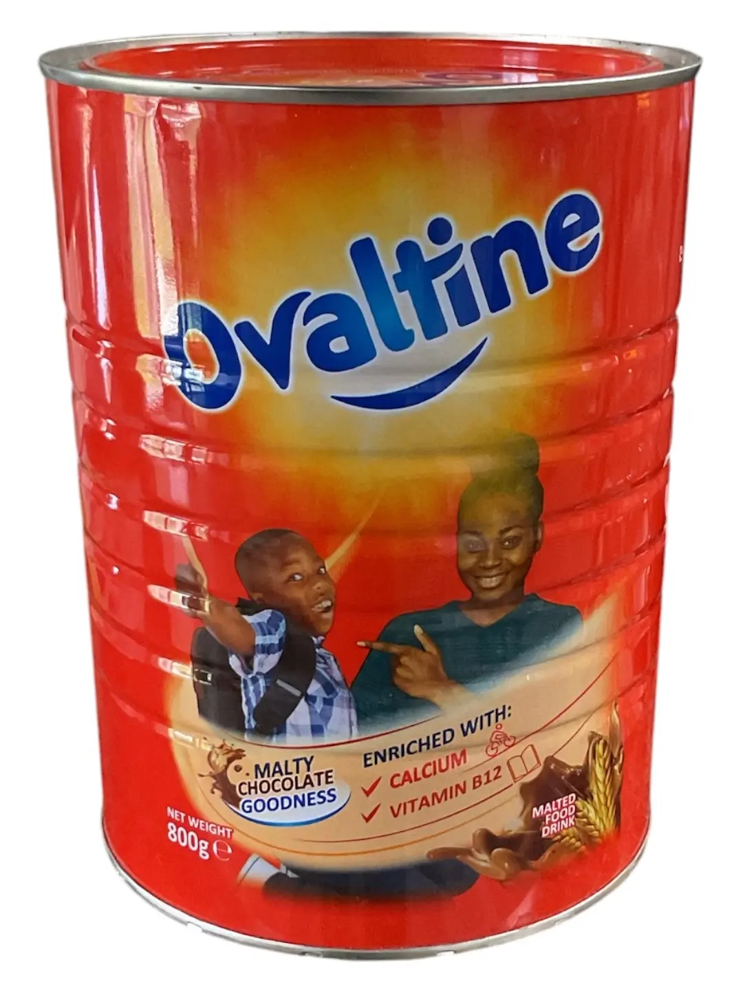 Ovaltine Chocolate Malt Powder Drink Mix - 10 Vitamins, 5 Minerals, 50%+ Malt Content, Available in 800g and 400g Sizes