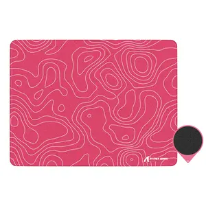 ATTACK SHARK CM02SE Gaming Mouse Pad for Esports: 40.5cm*30.5cm*4mm, High-Speed Mouse Pad for Desks with a Waterproof Surface, Stitched Edges, and an Anti-Slip Rubber Base