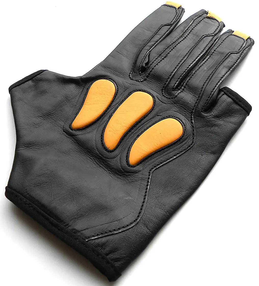 ARCHERY FULL SHOOT SHOOT LEATHER GLOVE TOP QUALITY GLOVE 100% REAL LEATHER