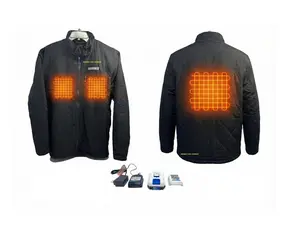 Hart 20 Volt Heated Black Jacket / Coat Kit, Size: 2XL