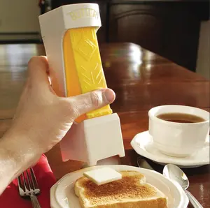 Butter Cutter & Dispenser – One-Hand Press Butter Slicer for Toast, Pancakes & Baking, Mess-Free Butter Tool