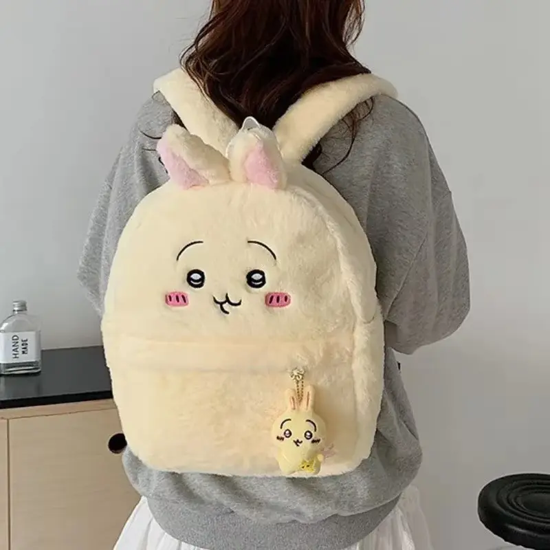 Chiikawa plush cute Usachi self-deprecating bear backpack large capacity bag for women women backpack