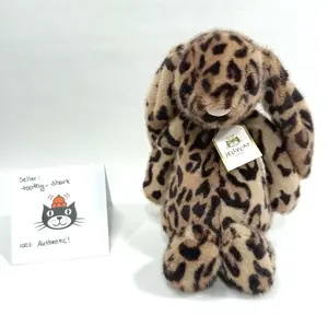 Jellycat Cobblehop Leopard Bunny Plush Exclusive NWT Toy Doll Soft Stuffed Gifts With Dust Bag