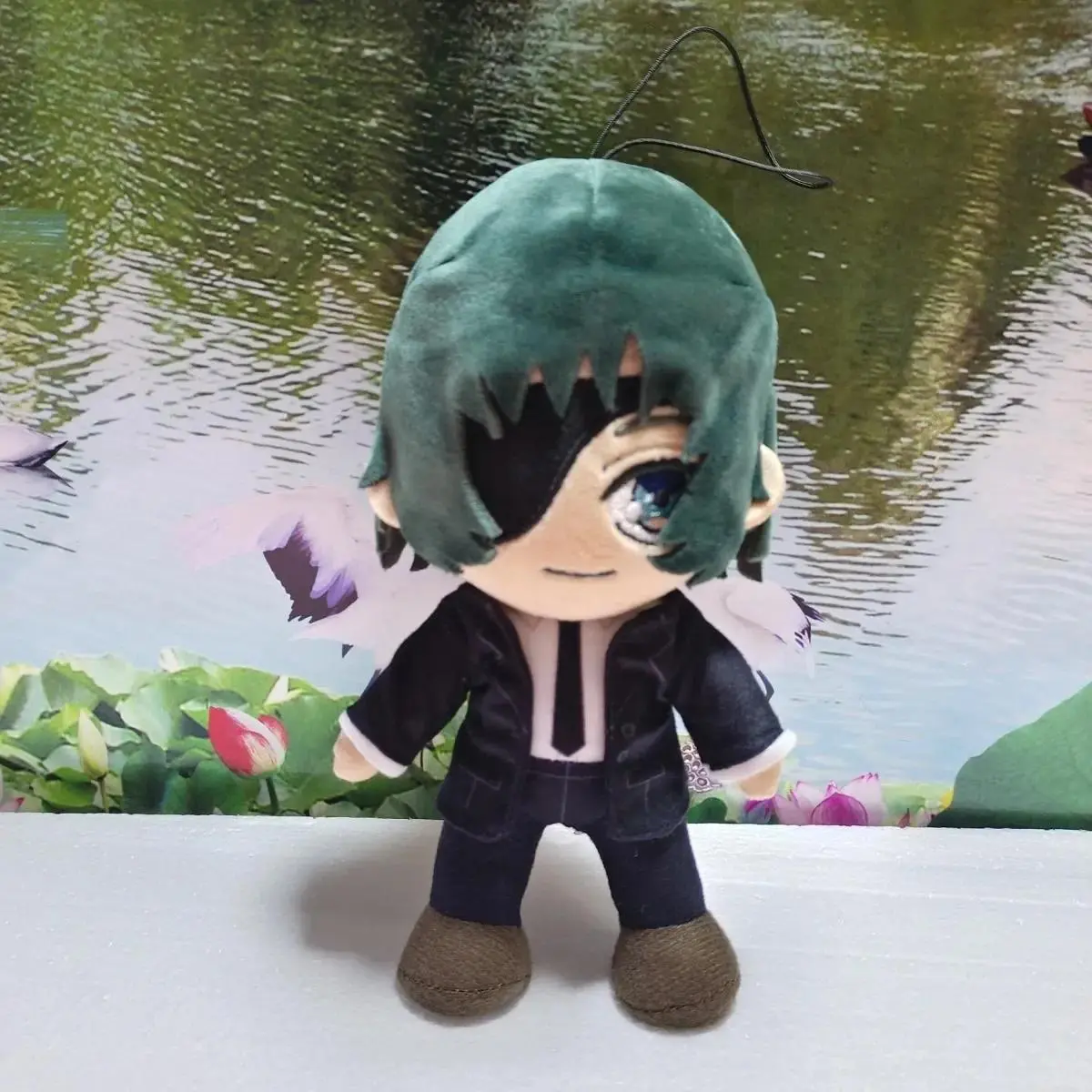 Stuffed 20cm Chainsaw Man Himeno Devil Hunter Uniform Set Cosplay Plush Doll Toys for Kids Friends Birthday Gift