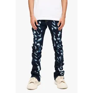 Riptide Stacked Flare Jean Indigo