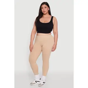 Plus Size Ambiance Basic Leggings
