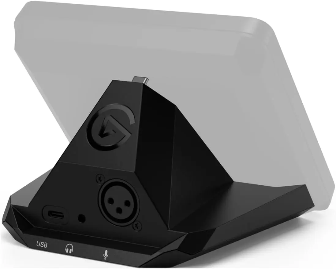 Elgato XLR Dock MK.2 – Audio Interface Accessory for Stream Deck +, 80dB Gain, Phantom Power, Clipguard, Onboard Effects, USB-C, Works with Any XLR Mic