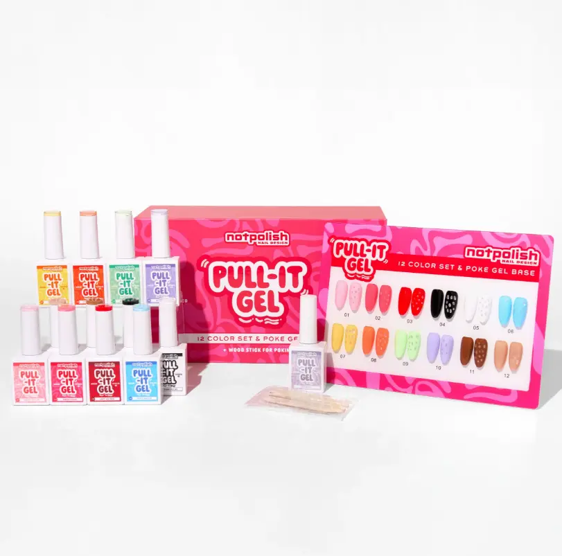 NOTPOLISH PULL IT GEL 12PC KIT