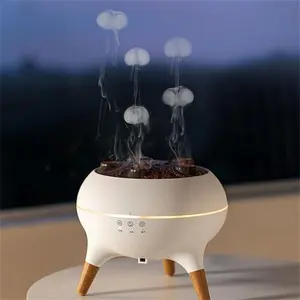 1pc, Dynamic Jellyfish Aromatherapy Diffuser with Voice Activation Sound Collection, 2 Spray Modes, Remote Control - Perfect for Home Relaxation, Perfect Gift, American Plug, Home Relaxation Device |   Modern Aromatherapy |   Quiet Operation, Atomizer
