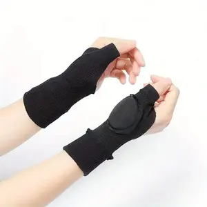 2 Pairs Thumb Compression Gloves, Gel Pad Support, Joint Support Breathable Wrist Sleeve, Daily Use Handwear, Comfortable & Durable Design