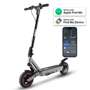 ZWHEEL E12 PLUS Adult Electric Scooter, 800W Rear-Mounted Motor, Premium Lithium Battery, 10" Tubeless Tires, 25Mph, 25 Miles Max Range, Front & Rear Dual-Side Shock Absorbing Arm, Disc Brake system, Range by 4 Speed Modes