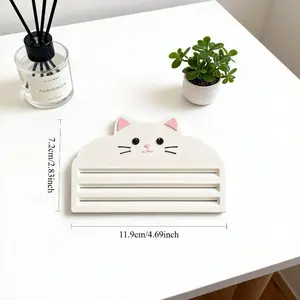 Popular cat food dispenser 3D printed pet feeder cat treat dispenser meat sauce packet squeezing tool to protect feeding hygiene