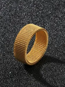 Simple Plain Wide Band Ring, Casual Versatile Titanium Steel Ring, Fashion Accessories for Both Men & Women for Party, Daily Clothing Decor, Trendy All-match & Exquisite Jewelry for Birthday Gift, Stackable Rings