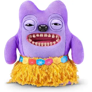 Fuggler Vacay Vibes by ZURU, Funny Ugly Monster, Plush, Collectible, Toy (Greedy Grinner - Purple)