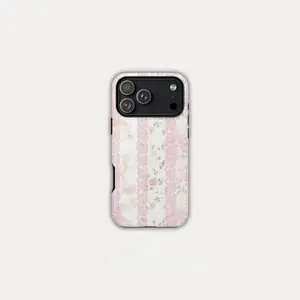 Delicate Floral iPhone Case, a durable 2-in-1 protective case, compatible with iPhone 17/16/15/14/13/12/11 Pro Max/Plus/Pro, and Samsung Galaxy S25/S24/S23 Ultra series.