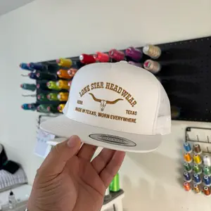 Lone Star Headwear The Long Horn LSH Hat - Made in Texas Worn Everywhere Trucker Cap