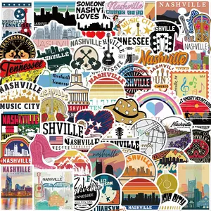 Tennessee Sticker, 50/1000pcs/set Cartoon Sticker, Decorative Sticker for Phone Case, Water Bottle, Room Wall, DIY Waterproof Sticker, Ornaments