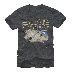 Men's Star Wars Pixel Millennium Falcon T-Shirt