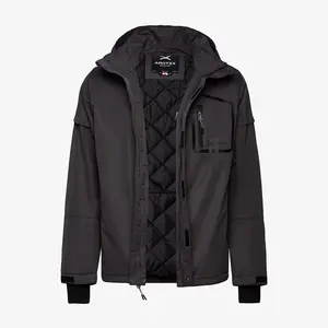 Men's Insulated Quilted Lining Waterproof Taped Peak Performance Ski Snowboard Jacket