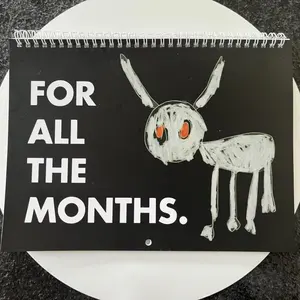 2026 Calendar For OVO Rapper Drake AllThe Dogs Drake Wall Planner Office Organizer 12-Months Grid Space Safe For Home & Office