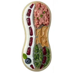 Peanut Nylon Dog Chew Toy | Ultra-Durable for Aggressive Chewers | SodaPup