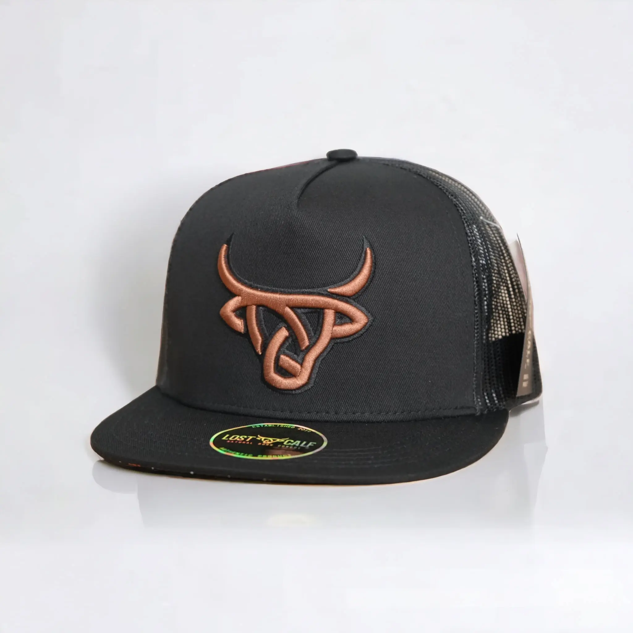 Lost Calf Lazo Flat Bill Trucker Hat Lost Calf Lazo Flat Bill Trucker Hat