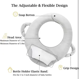 Hands free bottle holder storage