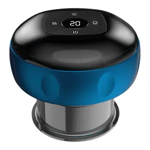 Vacuum cupping and gua sha device, intelligent electric heating cupping device, meridian brush massager, suction gua sha device