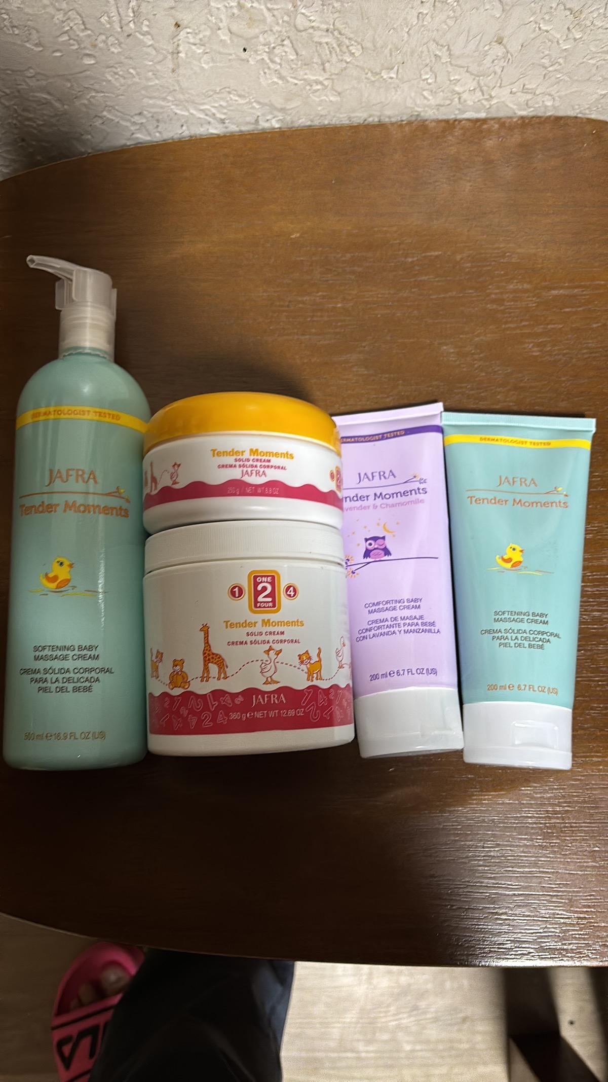 Jafra tender moments cream blue,orange 124 ,purple lavander Body Care Comfort