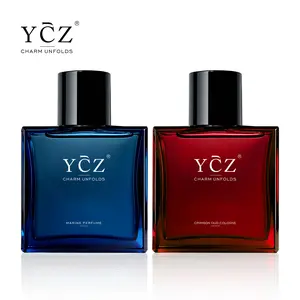 YCZ Perfume 2-Pack | Crimson Oud Cologne Eau De Parfum & Midnight Marine Eau De Parfum Fragrance Long Lasting Fragrance Intense Floral Oriental Fragrance