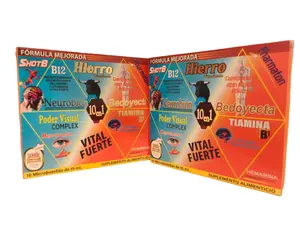 2-pack of 10-in-1 ampoules for tiredness, fatigue, headache and more.