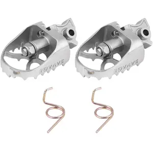Adjustable Motorcycle Front Foot Pegs CNC Aluminum Alloy Rider Footrest Anti Slip Motorcycle Foot Pegs