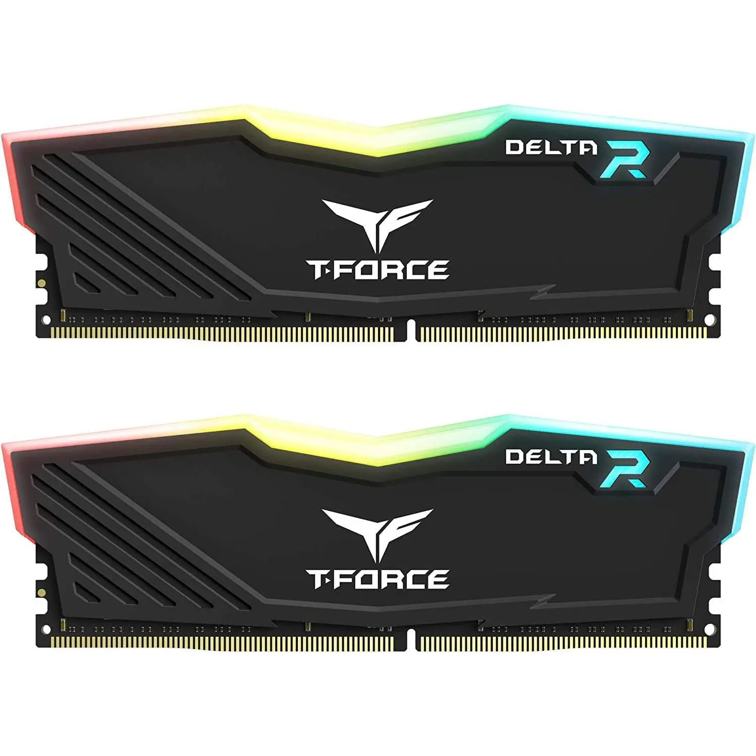 T-Force Delta RGB DDR4 16GB (2X8Gb) 3200Mhz (PC4-25600) CL16 Desktop Memory Module Ram Black - TF3D416G3200HC16CDC01