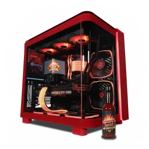 King 95 Crimson Heat Ready to Ship Gaming PC