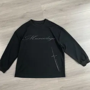 Ulquiorra Cifer Long-sleeved Anime-Inspired Winter Menswear Long Sleeve Crew Neck Casual Pullover Sweatshirt Bestie Tops - Classic