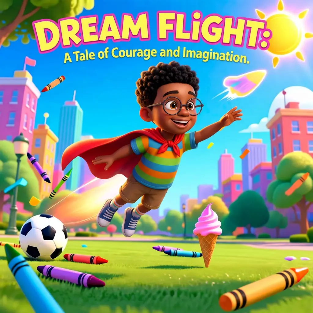 Dream Flight - Children inspiration book that regardless of your physical self you can have an imagination.