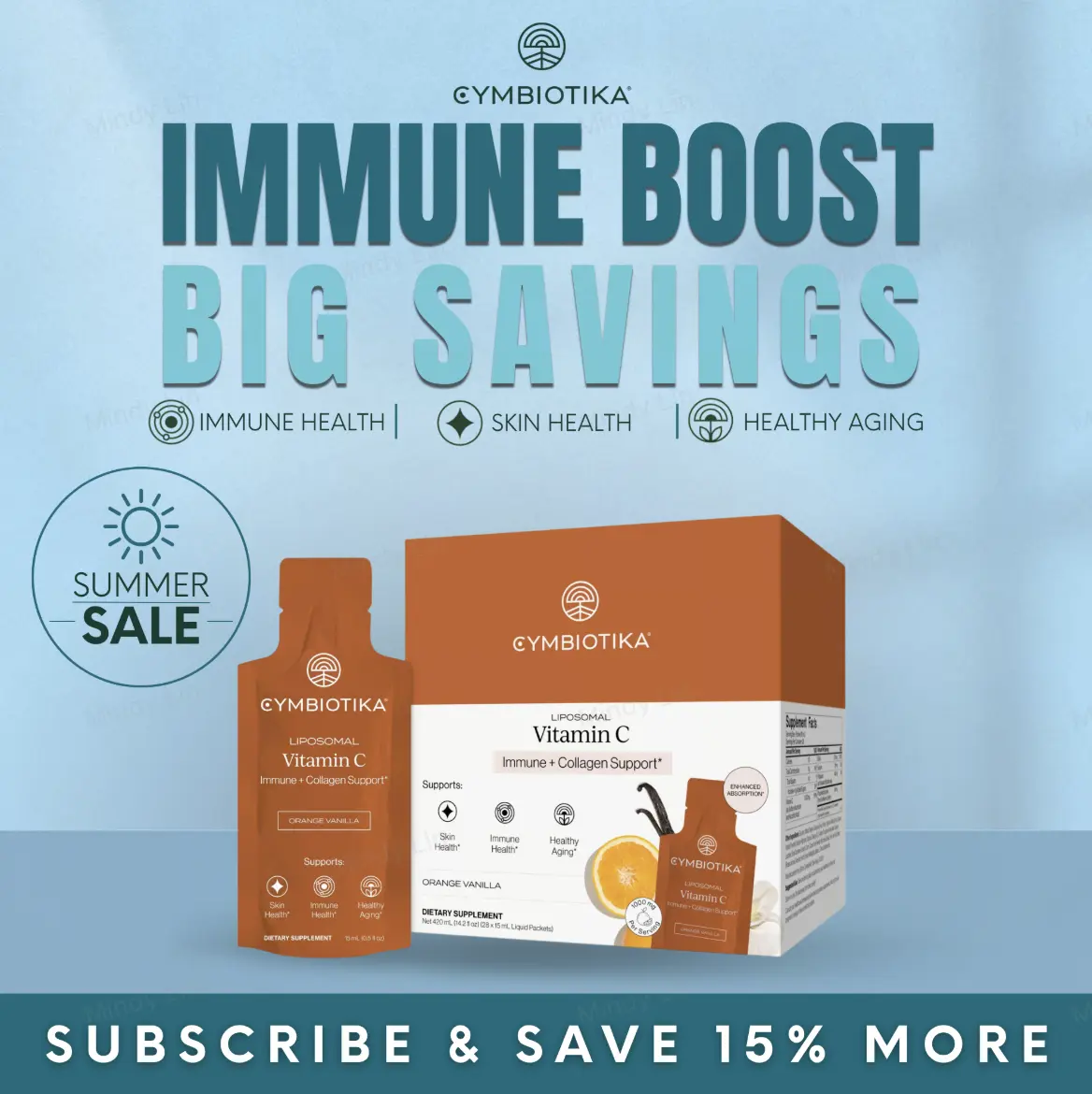 Liposomal Vitamin C | 28 Packets | Immune & Antioxidant Support | Skin & Collagen Health | High-Dose Liposomal Formula