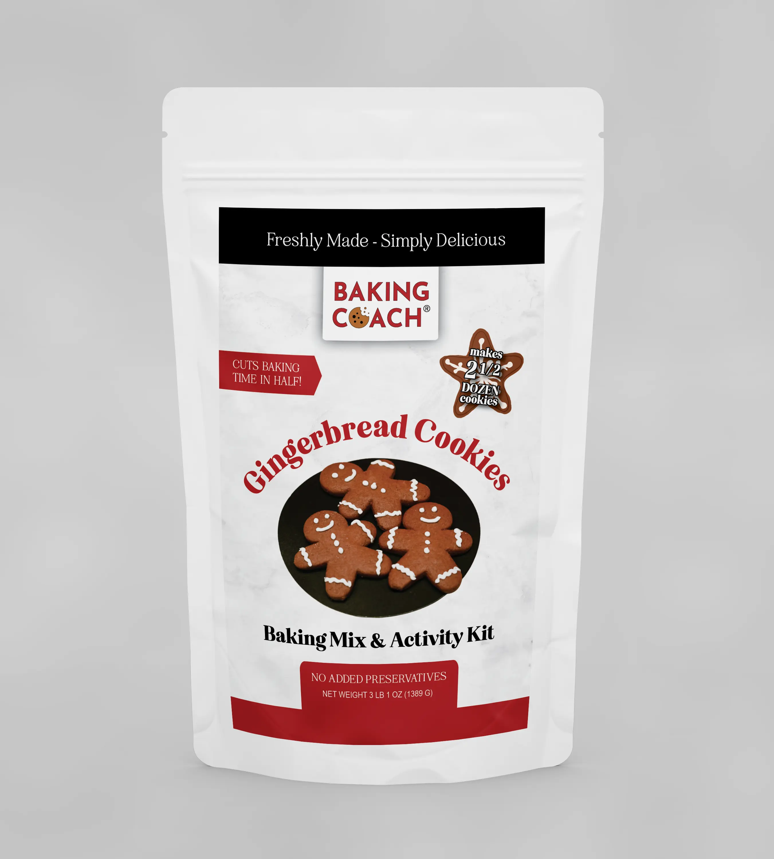 Gingerbread Cookie Baking Activity Kit