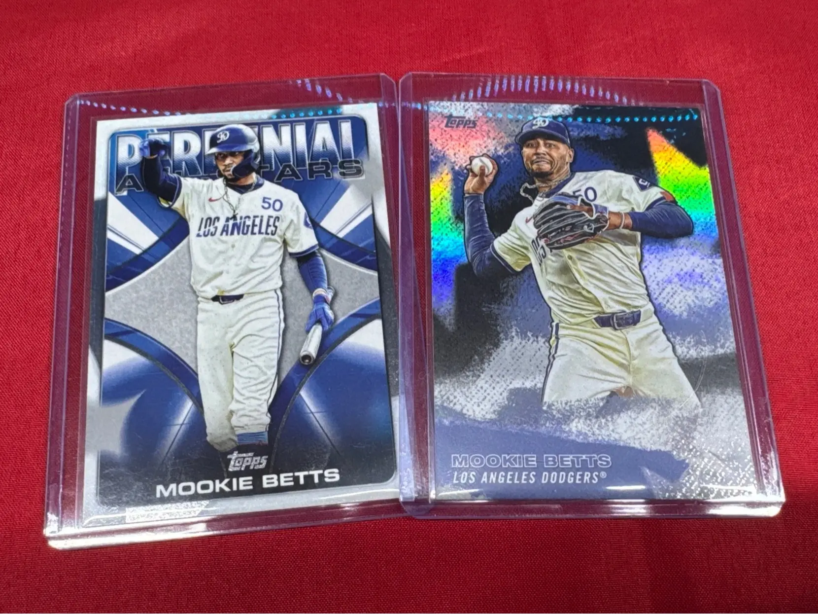 LA Dodgers - Mookie Betts 2-Card BUNDLE