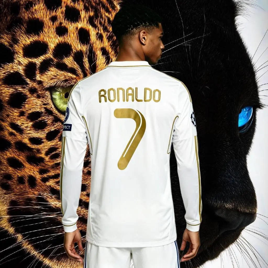 07-08 Short Long Sleeve NO.7 Ronaldo Soccer Jersey