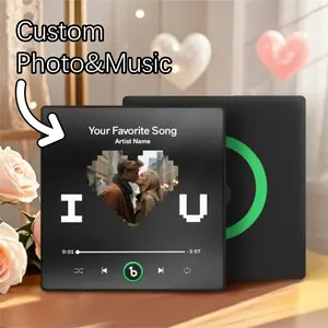 Custom Music And Photo Fridge Magnet FridgeBeats New 4.0 Upgrade Colorful with Frame Album Fridge Magnet Gifts for Couples