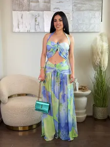 Blue Maxi Set