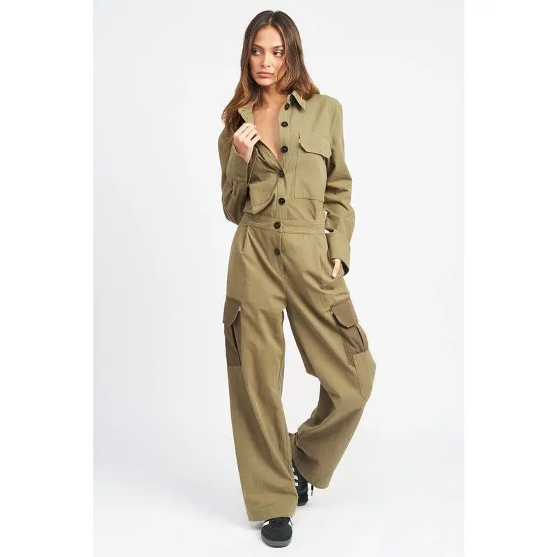 Georgia Cargo Jumpsuit