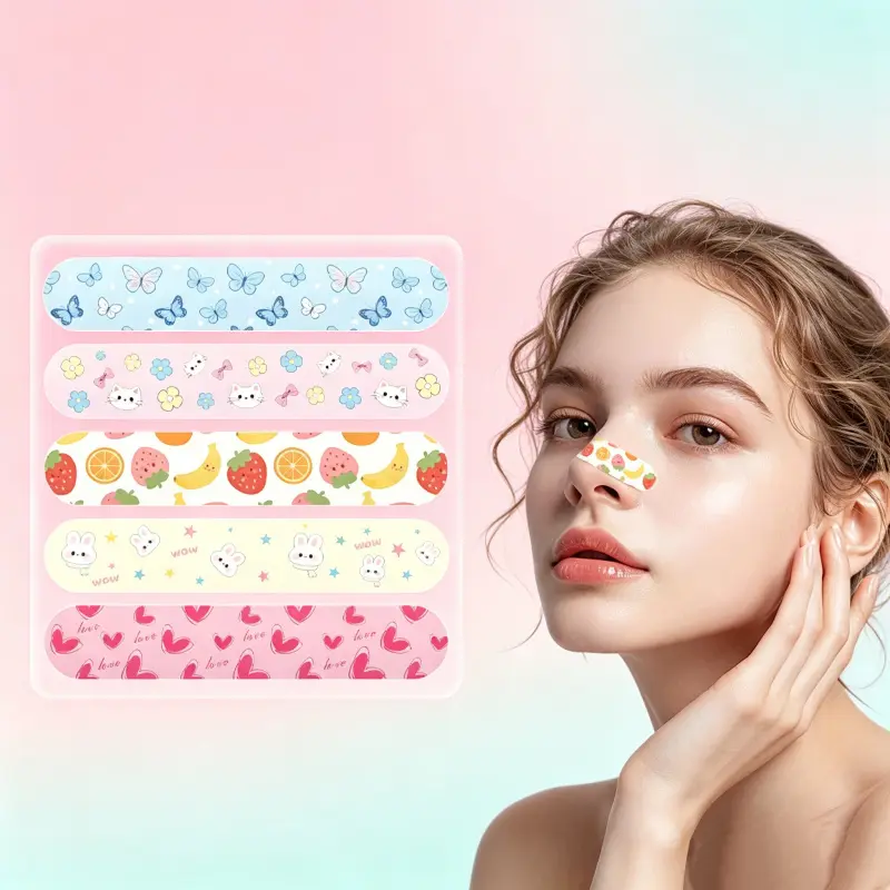 Nose Lift Patches – Breathable & Latex-Free Nose Strips for Wide Nostrils, Slimmer Nose Look, Must-Have for Your Skincare Routine
