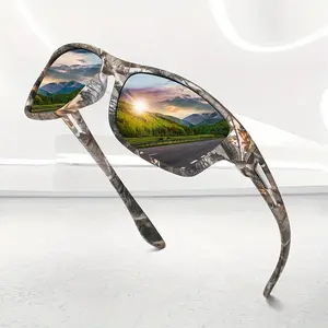 Unisex Pattern Photochromic Fashion Sunglasses - Auto-Tinting Day/Night Vision, Chameleon Lens, Non-Prescription, Multi-Color Options for Driving - Sports Eyewear