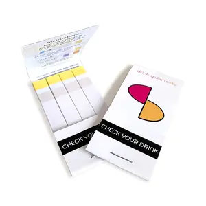Check Your Drink Matchbook style drink test strip. Pack of 8 test strips Test for GHB and Ketamine Quick Results Be Safe, Carry CYD